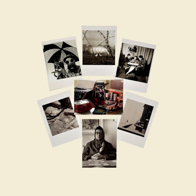 7 postcards of Lee Miller images from World War 2