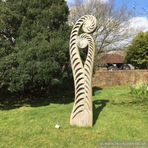 Sculpture by Keith Pettit in Farleys garden
