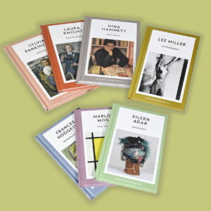 Set of 7 books on women artists