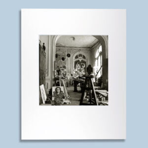 Photograph of the interior of Picassos studio