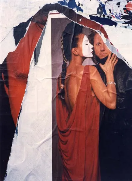 Torn Poster, Hampstead, 1990s by Dorothy Bohm